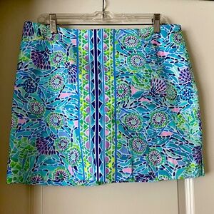 Lilly Pulitzer Blue Ibiza Skort
